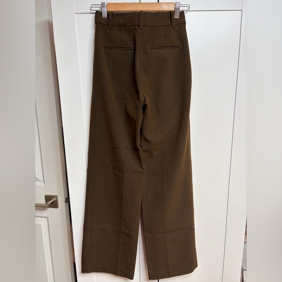 Aritzia Wilfred effortless pant Heather rich cocoa - Picture 2 of 3